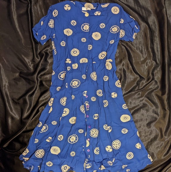 Liz Claiborne Dresses & Skirts - Liz Claiborne | Petite Blue Patterned Button Up Dress